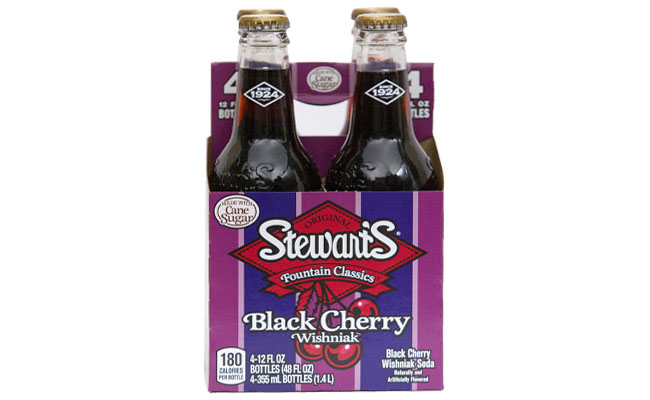 Stewart's Black Cherry Soda 4pk